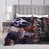 Scream Movie Horror Blanket Quality Warm Soft  Throw Blanket Winter Child Couch Bed Print Bedspread