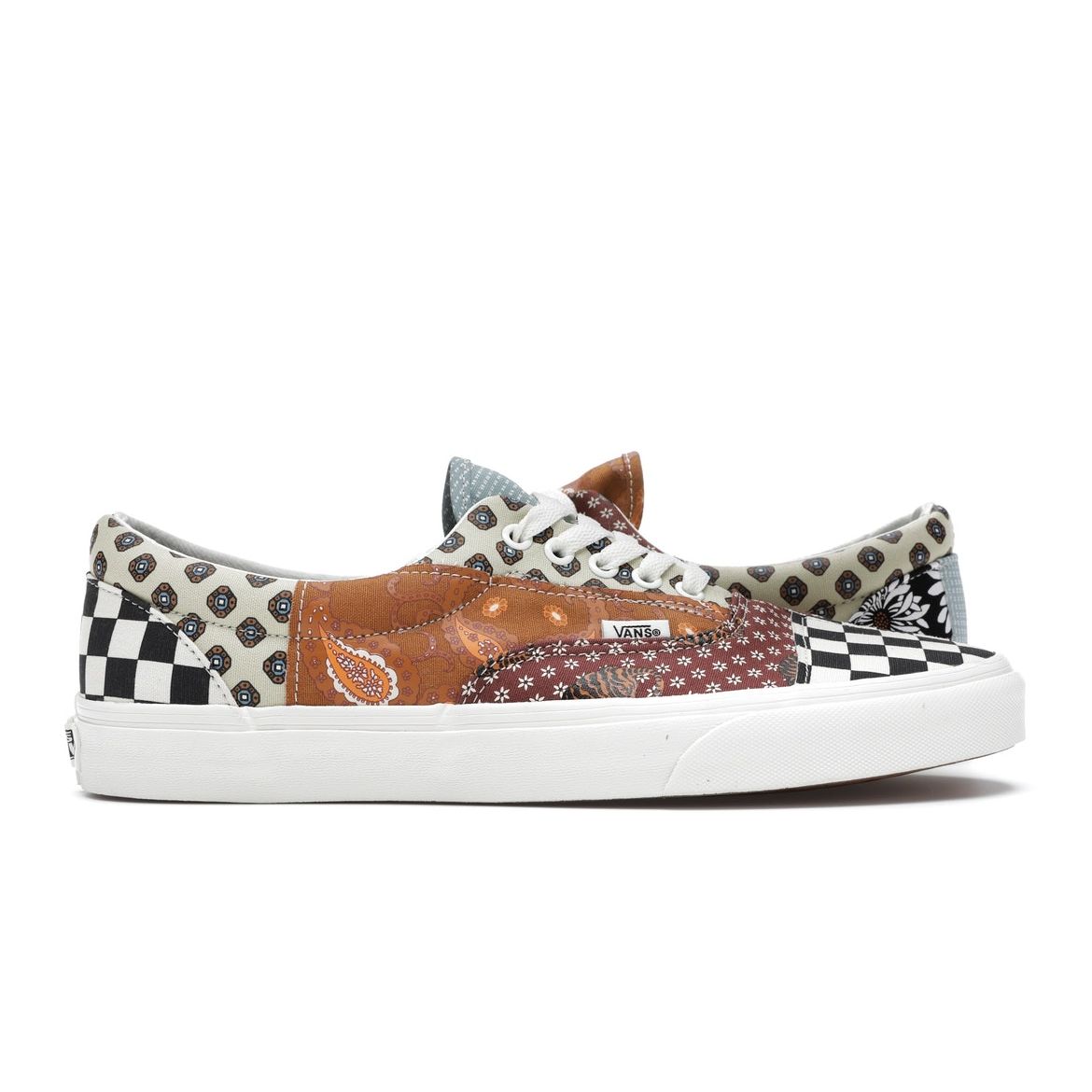 Vans Era Unisex Tiger Patchwork Black True White VN0A4U391IO 36