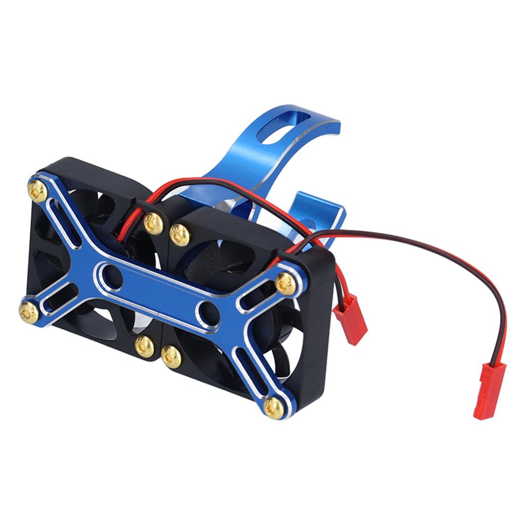 4985 1717 Aluminum Alloy Brushless Motor Cooling Fan Heat Sink for Traxxas 15 RC CarBlue