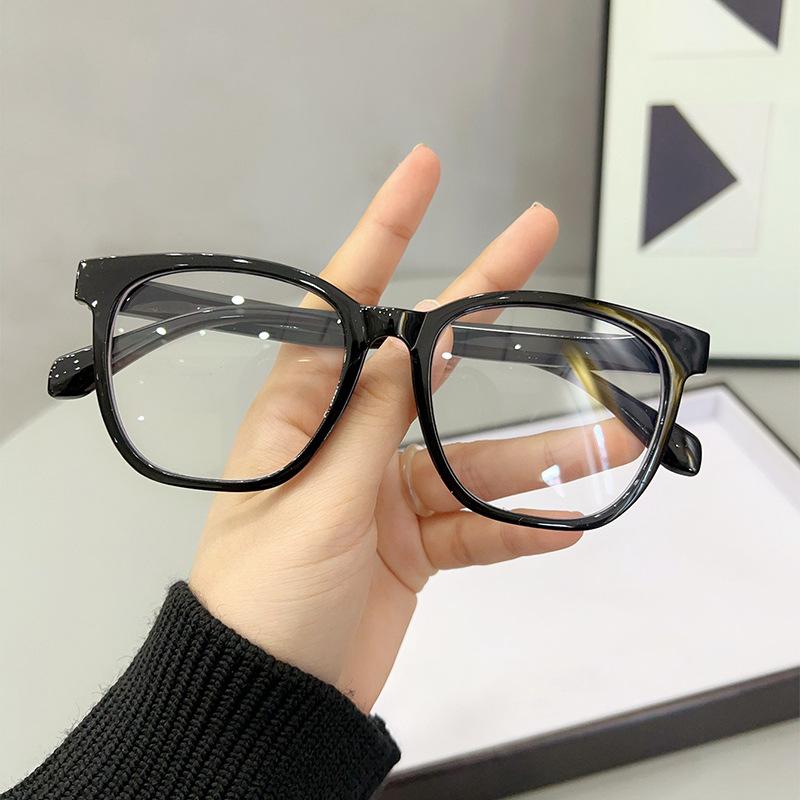 3Pcs Square Blue Light Blocking Men Glasses Gaming  Matte Black Anti Ray Eyeglasses Computer Transparent Fashion Eyewear