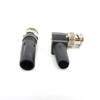 Bnc Male plug Connector right angle 90 degree adapter For Rg59 solderless Cable CCTV video balun no solder M20