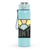 1PC Sunrise Mountain Outdoor Scenery Print 750ml Color Plastic Sports Water Bottle Leakproof Flip Straw Lid Suitable for Sports Office Home Use