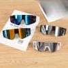 2/3/4/7/8pcs Oversized Rimless Baseball Sunglasses, Lightweight Frame, Perfect for Halloween & Christmas Gifts