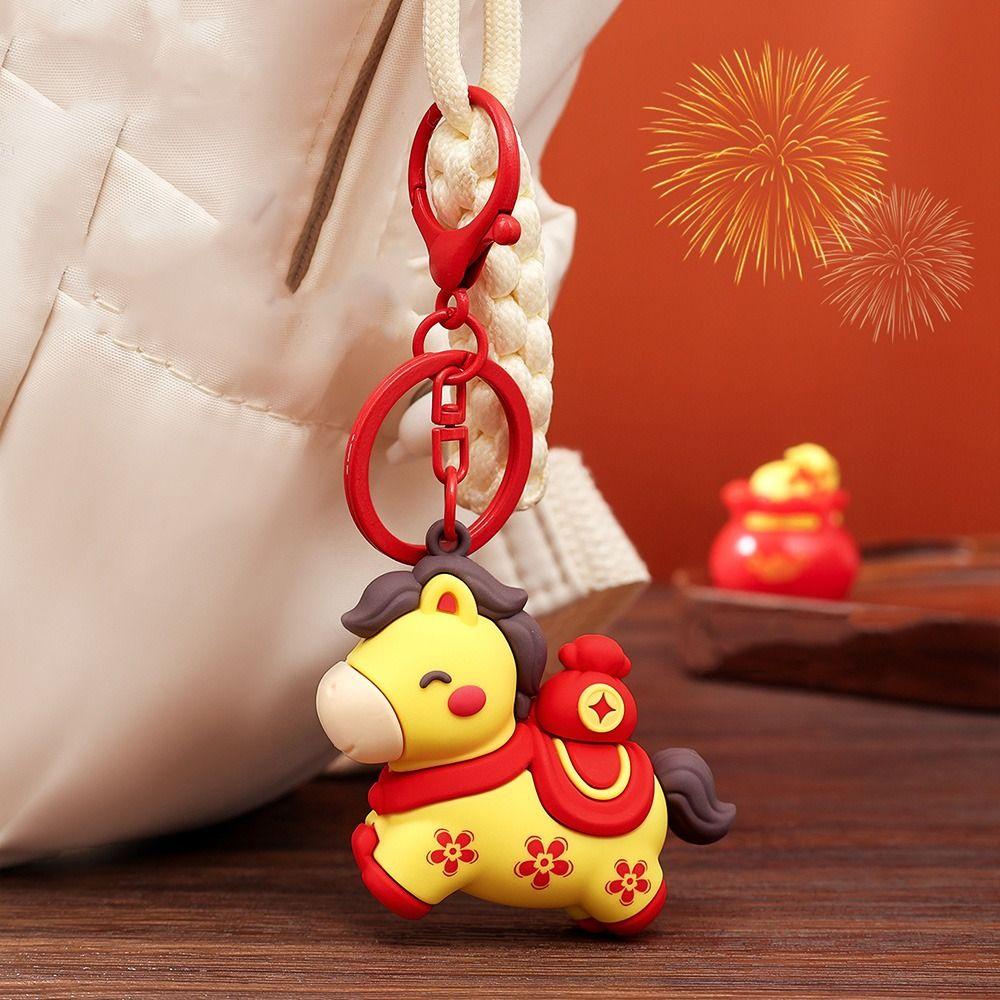 Hanging Hanging Ornament Cartoon Doll Keychain Creative Backpack Key Chain  New Year Accessories