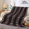 Red Zigzag Flannel Blanket Warm Soft Halloween Christmas Decorative Couch Warm Cozy All-Season Gift
