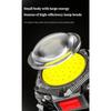 Portable COB Headlamp Flashlight Watch Light Type-C Rechargeable Headlight Outdoor Working Emergency Light Red Warning Lights