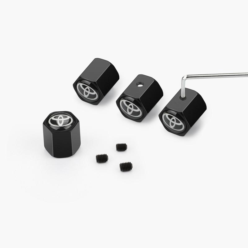 

keychain For Toyota Camry Yaris Prius Prado Car Wheel Tire Valve Caps Stem aCorolla Rav4 Auris CHR Avensis Avalon Vios Tacoma