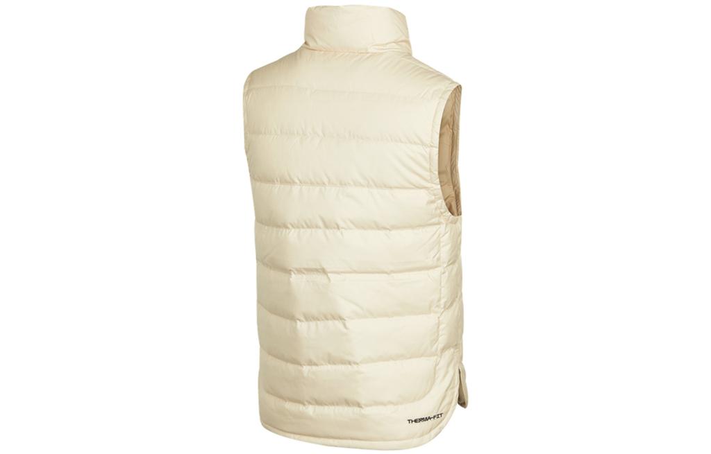 Nike Down Vests Women's Ecru Stand Collar Moderate Urban Techwear DH4078-206