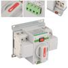 1pc Automatic Transfer Switch 220V 63A 2P Mini Dual Power Automatic Transfer Switch Circuit Breaker