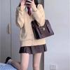 Women's Autumn Winter Slim Fit Japanese School Style Cardigan Sweater with Long Sleeves, Multi-color