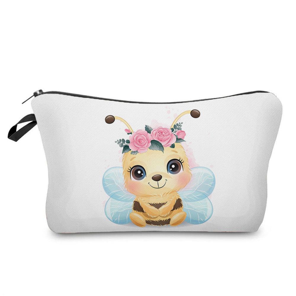 Women Animal Print Cosmetic Bag Toiletries Organize Travel Storage Case 6763