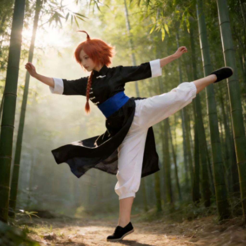 Anime Gintama Cosplay Kamui Cosplay Costumes Wig Kagura Bother Halloween Party Clothes Kamui Cosplay Outfit for Women Men