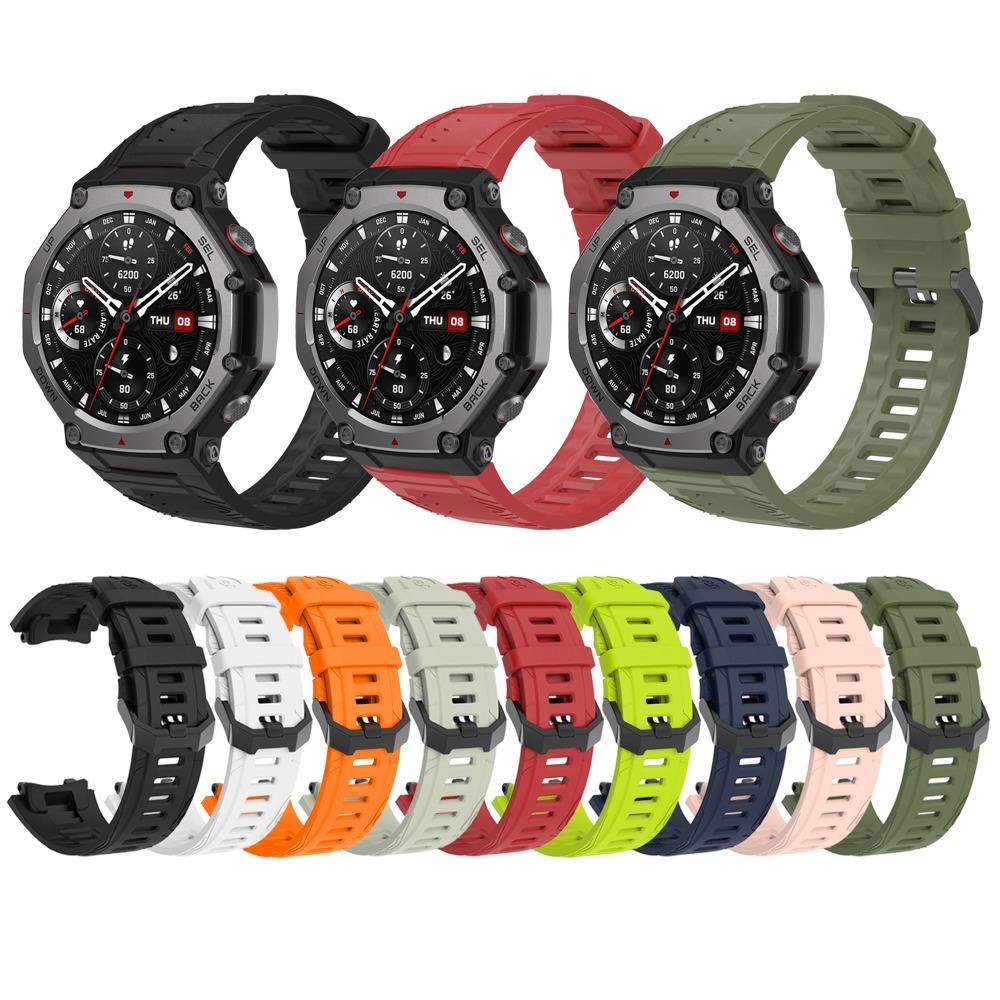 2025 Silikonový řemínek pro Amazfit T-REX 3 Měkký řemínek Vysoká kvalita Chytré hodinky S nástrojem Náramek pro chytré hodinky Náhradní příslušenství