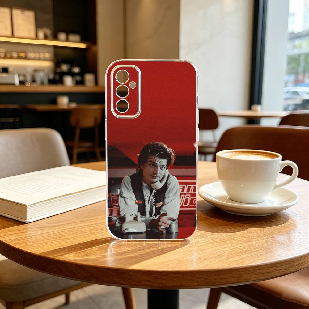 S-steve H-harrington Phone Case Transparent Silicone Soft For SamsungA10,12,20,21S,30,31,40,50,51,52,70,71