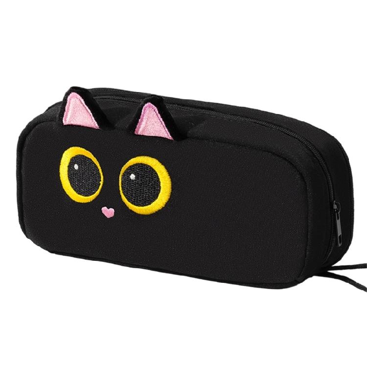 

Animal Pencil Bag Large Capacity Canvas Pencil Case Multi Compartment Travel Pen Organiser For Student Adult Artists