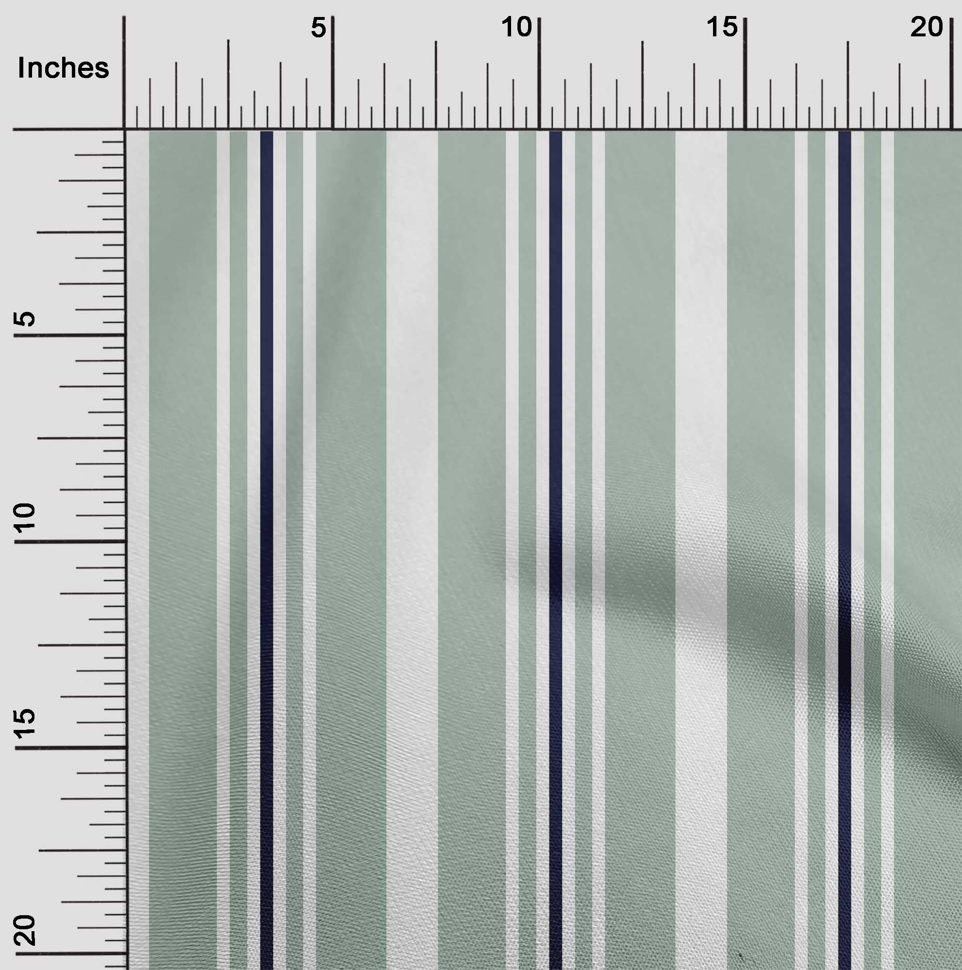 

oneOone Cotton Flex Fabric Stripe Print Fabric BTY 40 Inch Wide 42 Inch Wide - Viscose Chiffon зелений