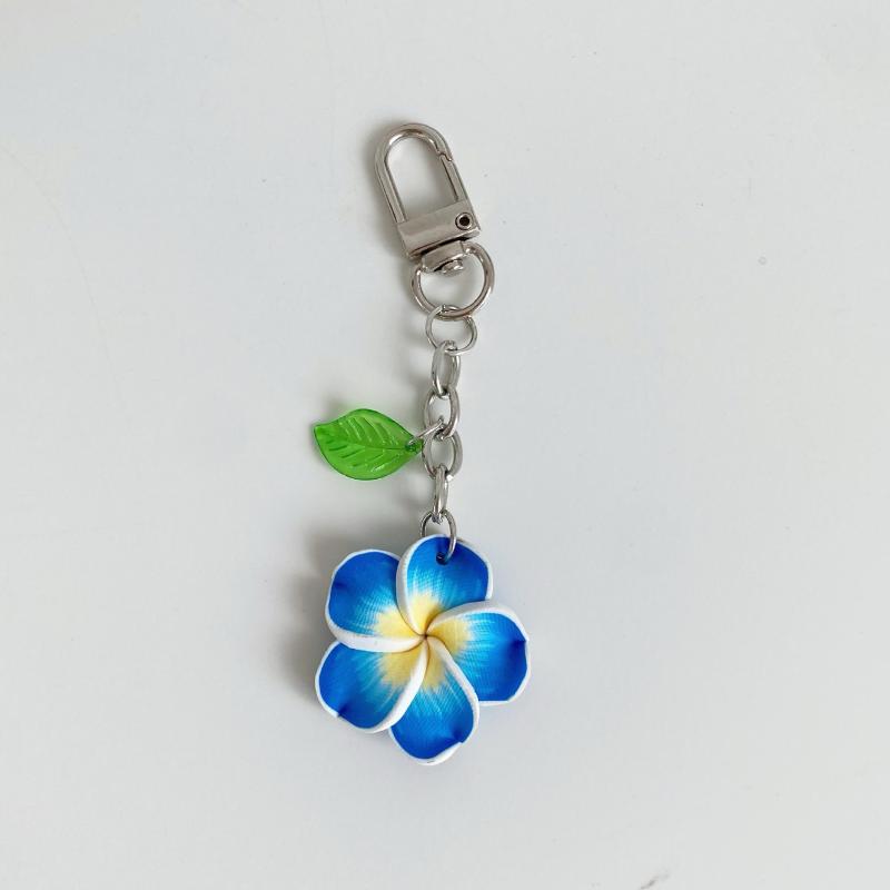 

1 Piece Cute Sunflower Keychain Women Girls Cartoon Colorful Flower Key Chain Car Pendant Accessories Gift