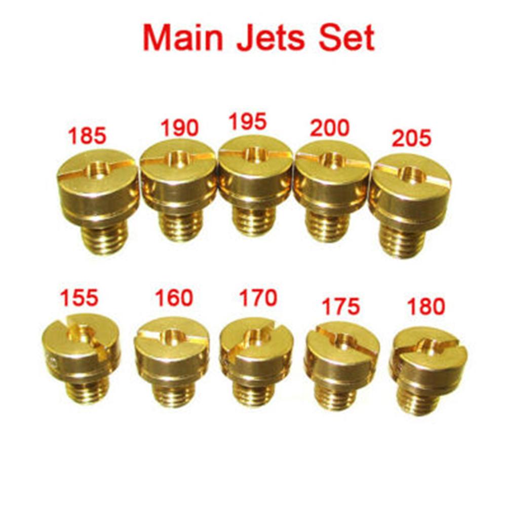 Maximize Engine Efficiency with For Mikuni Carburetor Main Jets Sizes #155 160 170 175 180 185 190 195 200 205 Pack of 10