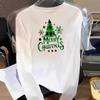 (Asian Size) Plaid Cute 90s Graphic Tee Women Print T Shirt Christmas New Year Autumn Winter Casual Fashion Top Clothing Long Sleeve T-shirts