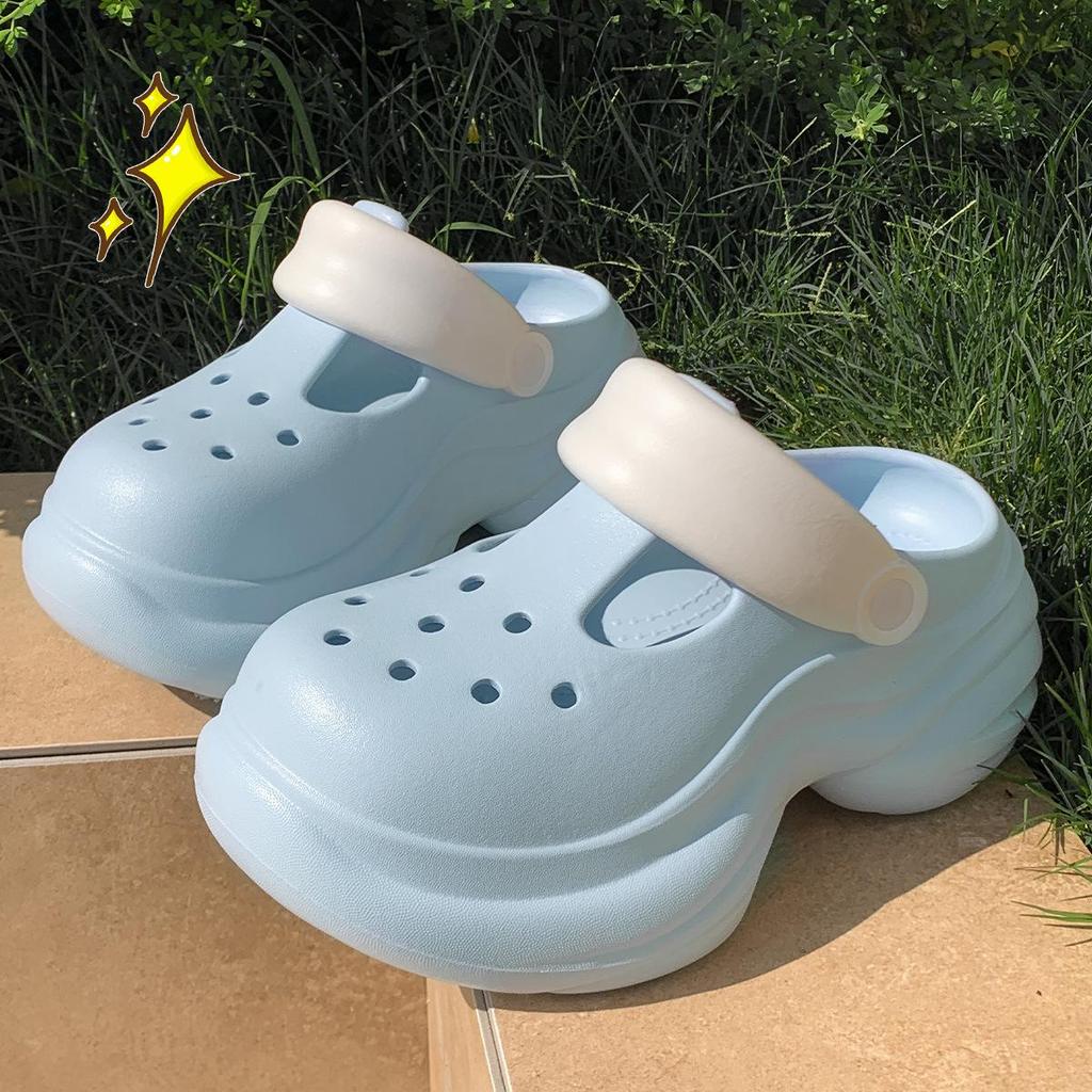 New Women's EVA Clogs: Non-Slip Beach Slippers, Thick Sole, Closed-Toe, Summer Footwear for Girls – Feels Like Stepping On Clouds.