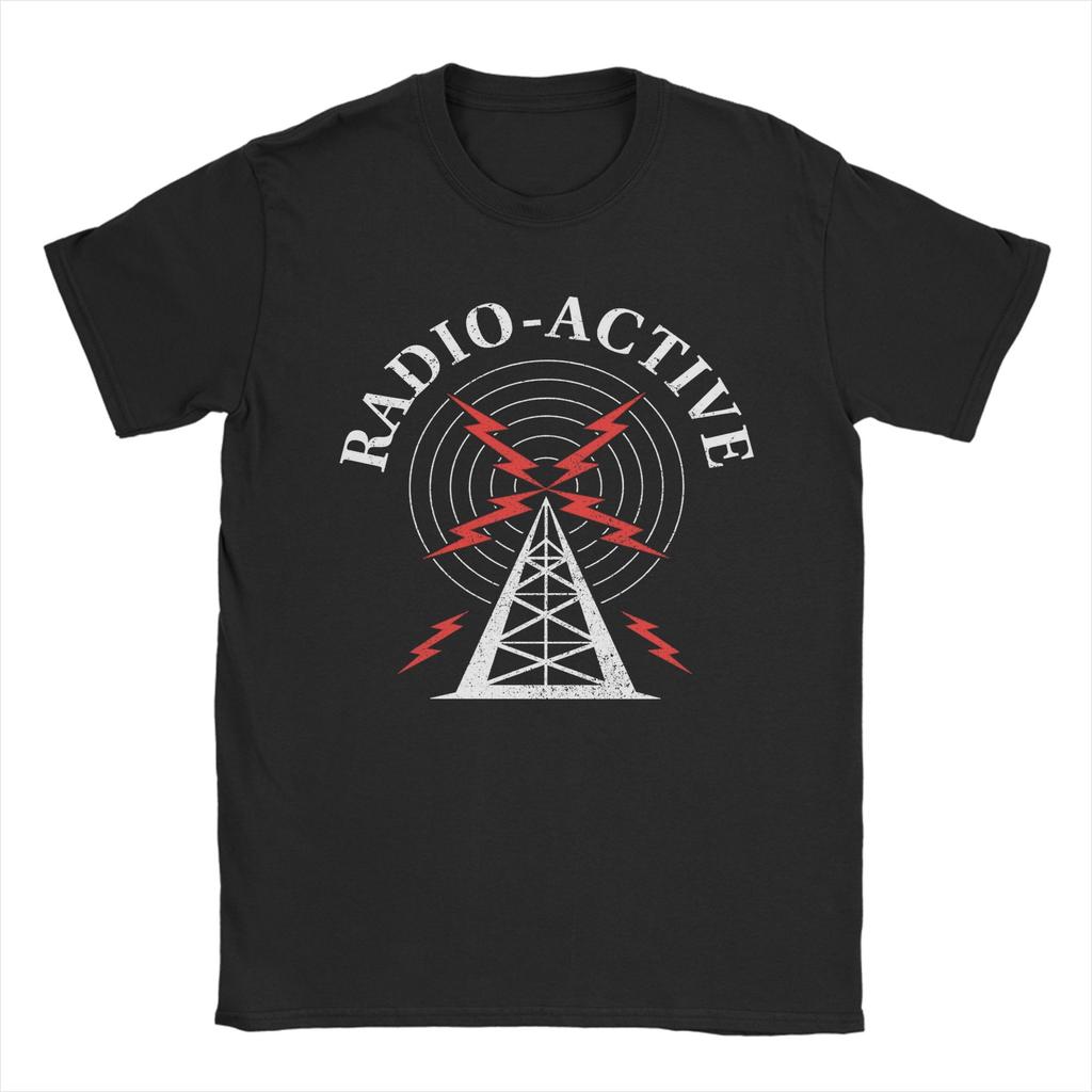 Unisex TShirts Amateur Radio Ham Radio Casual Cotton Tees Short Sleeve T Shirts Crew Neck Clothes Gift Idea