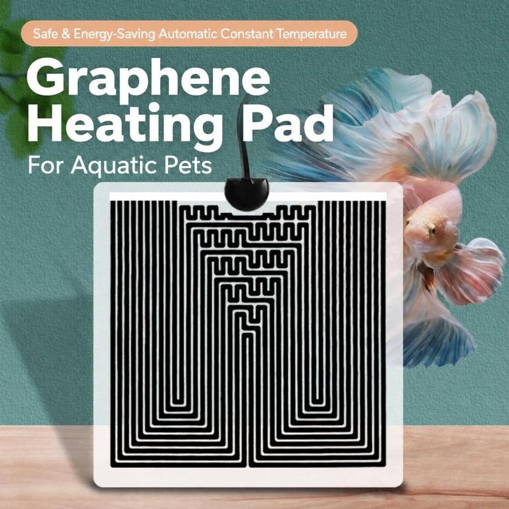 PVC Reptile Heat Mat Temperature Control Even Heat Tank Heater Low Power Waterproof Build Pet Heating Pad Reptile Tank