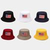 Hot Sale American Flag Labelled Bucket Hat Men and Women Embroidered Sunscreen Basin Hat Sun Hat