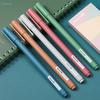 Morandi Color Gel Pen Set, 0.5mm Fine Tip Needle Point Gel Ink Pens for School, Journaling & Office Use