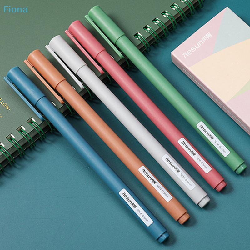 Morandi Color Gel Pen Set, 0.5mm Fine Tip Needle Point Gel Ink Pens for School, Journaling & Office Use