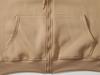 European & American Unisex Zip-Up Fleece Hoodie: Solid Color, Autumn/Winter Sportswear