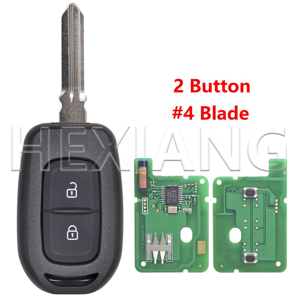 DR 4A PCF7961M 433MHz Car Remote Key For Renault Dacia Sandero Logan Lodgy Dokker Clio4 Master3 Duster Vauxhall Vivaro Trafic