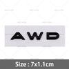 3D ABS 2.0H 3.0H Letter Stickers 2.0T 3.0T 2.3T 2.7T MKZ MKC MKX Embelm Badge Car Logo Rear Trunk Decal Auto Body Sticker