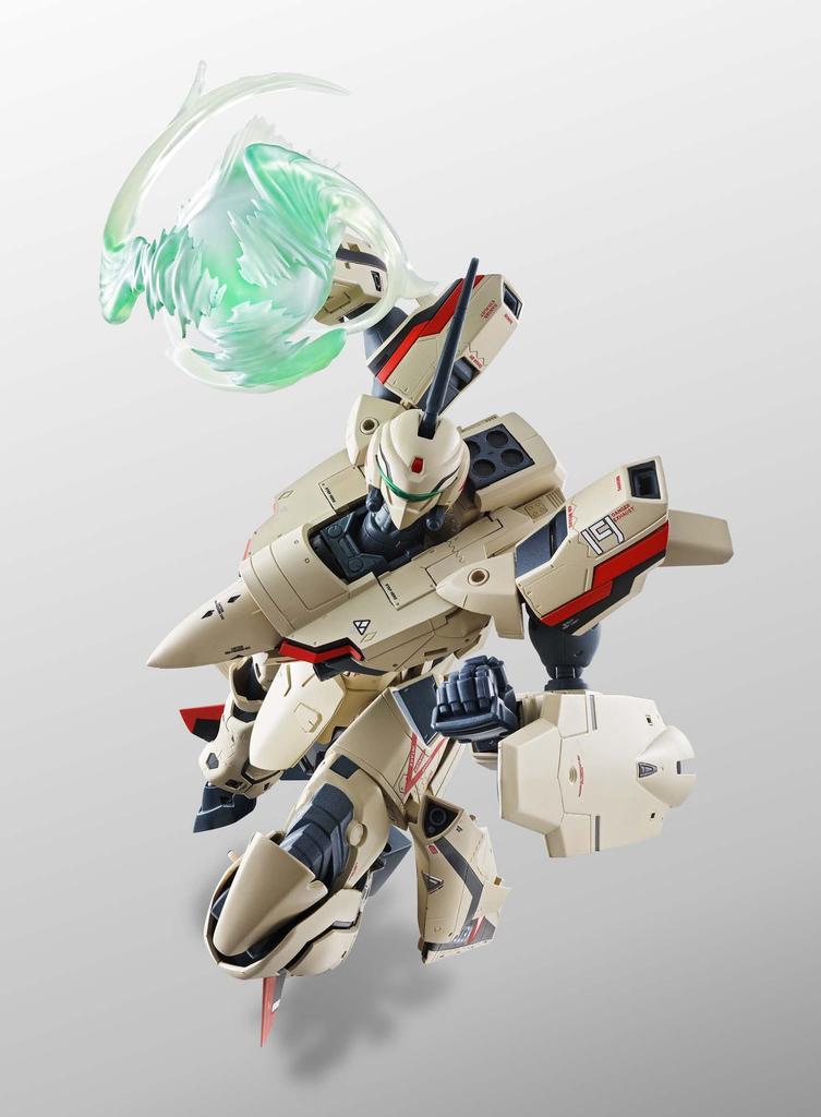 TAMASHII NATIONS DX Chogokin Macross Plus Full Set Approximately and Movable Figure YF-19 Pack, 250mm, Die-cast, ABS, PVC, Pre-painted