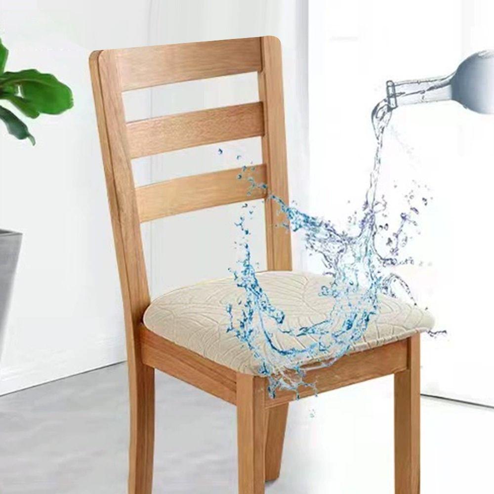 Waterproof Jacquard Chair Sleeve Washable Seat Cushion Covers Seat Case