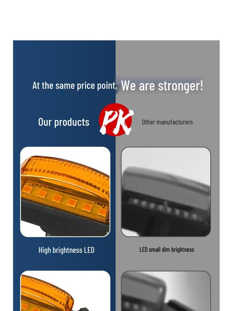 Takuma Mřížkové světlo: Vysoce svítivé žluté LED denní světlo pro Tank 300 16~19