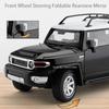 1:24 Scale Alloy FJ LAND CRUISER Cars Toys Miniature Models Light Sound Pull Back Vehicles Rubber Tires Car Boys Festival Gifts