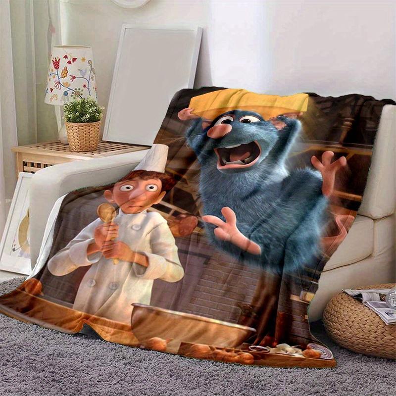 1 шт., Постер к фильму Рататуй Рататуй Домашний Декор Плед Реми Поварской колпак Плед-покрывало Подходит для Спальни, Гостиной, Путешествий, Кемпинга, Автомобиля 80x120cm