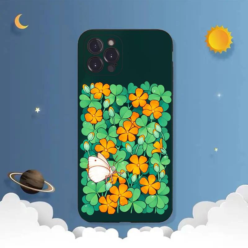 Plant And Flower Phone Case For iPhone Samsung Galaxy Redmi Xiaomi Oppo OnePlus Note S A 7 8 9 10 11 12 13 14 20 21 22 23 53 54 Pro Max Ultra TPU Soft
