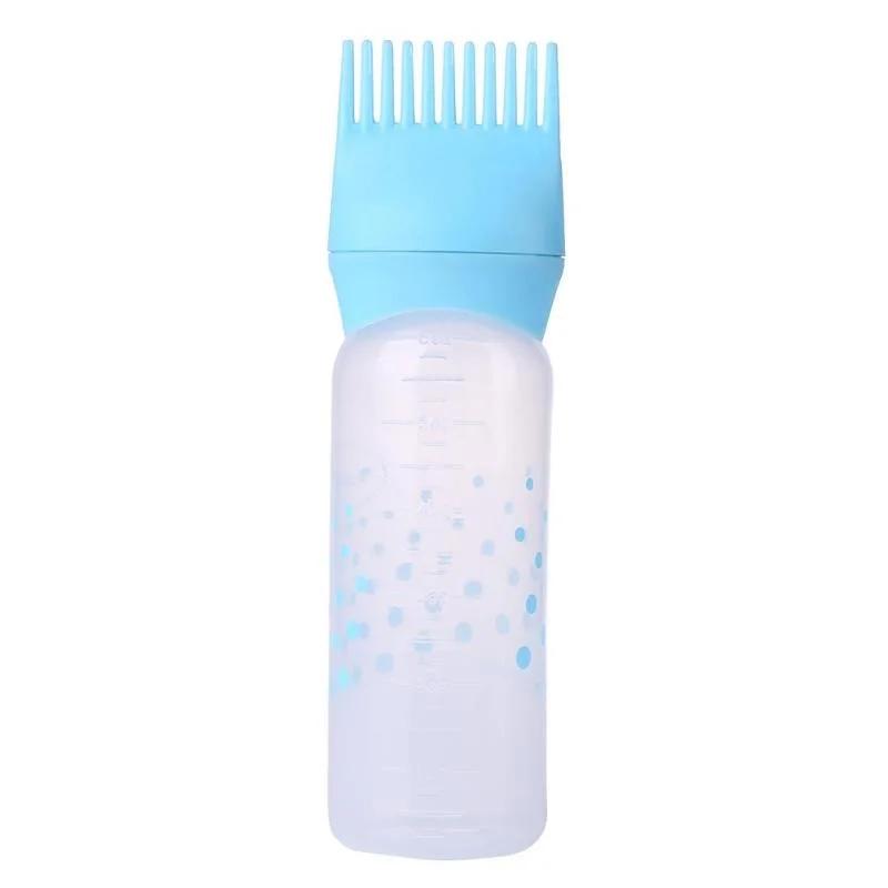 1Pcs Professional Refillable Hair Dye Applicator Brush Bottle Hair Colouring Dispensing Comb Salon Hairdressing Styling Tool