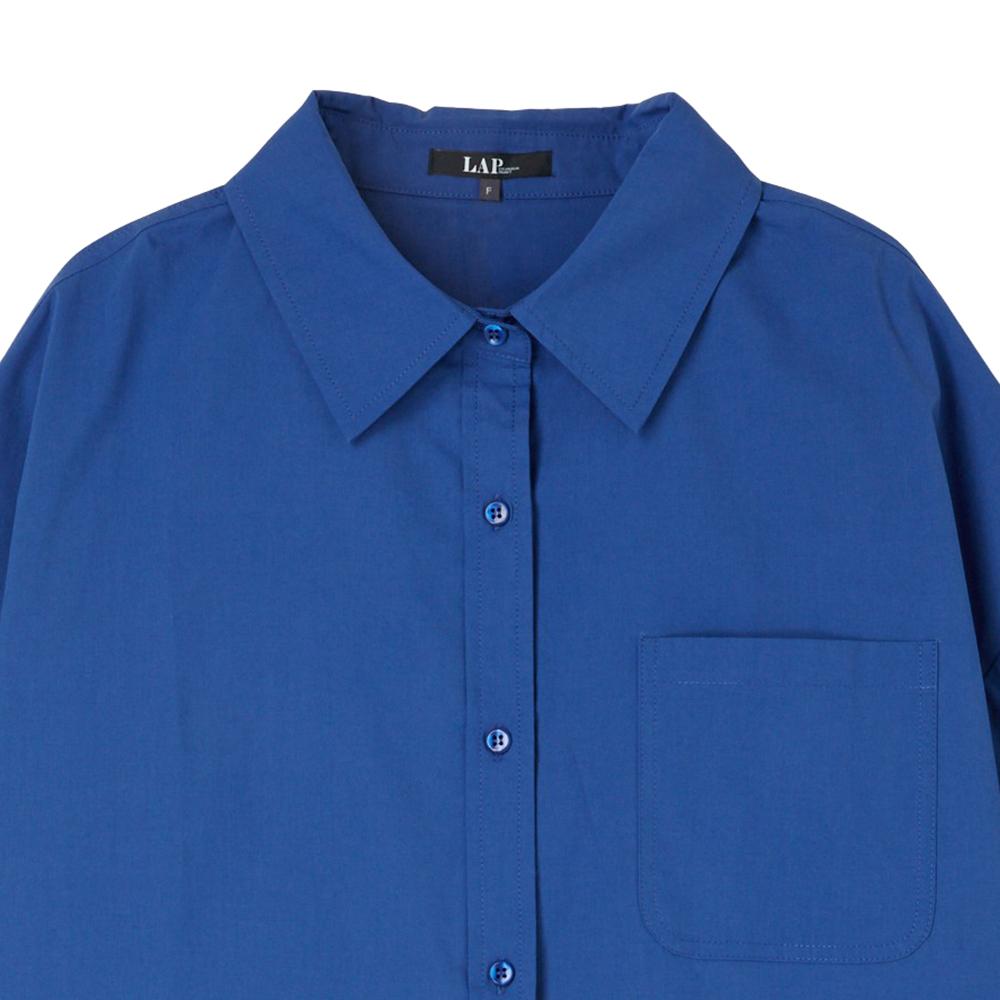 LAP Oversized Cotton Short Sleeve Shirt Ar2Wb680