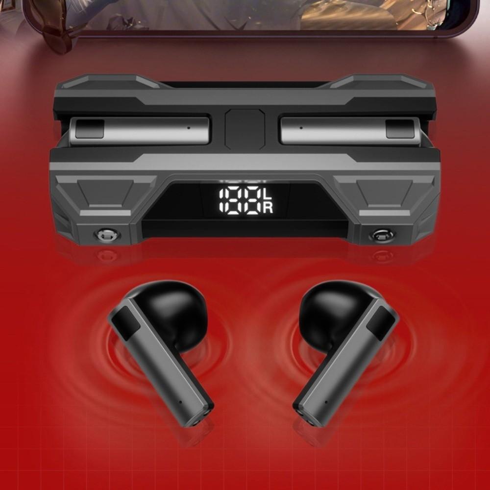 Stereo Wireless Bluetooth Earphone Metal Style Ergonomic Gaming Earbuds  Listening Music