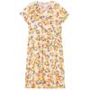 Plus Size Elegant Women's Summer Dress Vintage Clothes Short Sleeve Loose Long Dresses