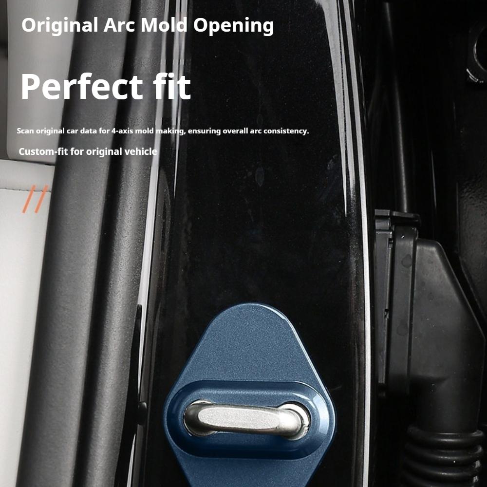 Fit For LYNK & Co 900 2025+ Specialized Door Lock Protective Cover Door Latch Rust Proof Shield Sound Insulation Modification