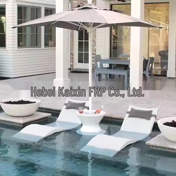 

Large Capacity 2-in-1 Outdoor Fiberglass Cooler & Ice Bucket Table for Patio or Pool tb-693212253138