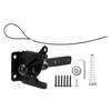 Fence Latch Carbon Steel with Spring Gate Latch Safety Latch for Indoor Window Doors Pet Fences