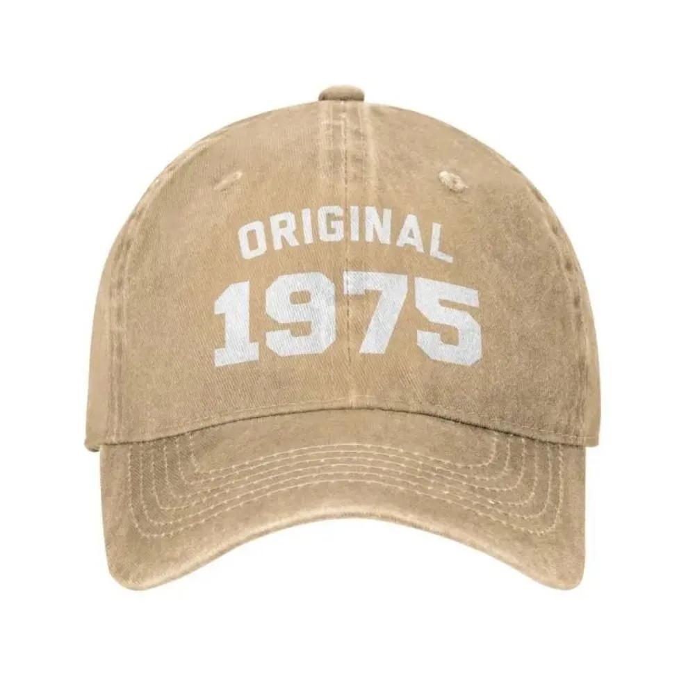 2026 Personalized Cotton Original Born In 1975 Funny Birthday Gift Baseball Cap Outdoor Men Women's Adjustable Dad Hat Fashion