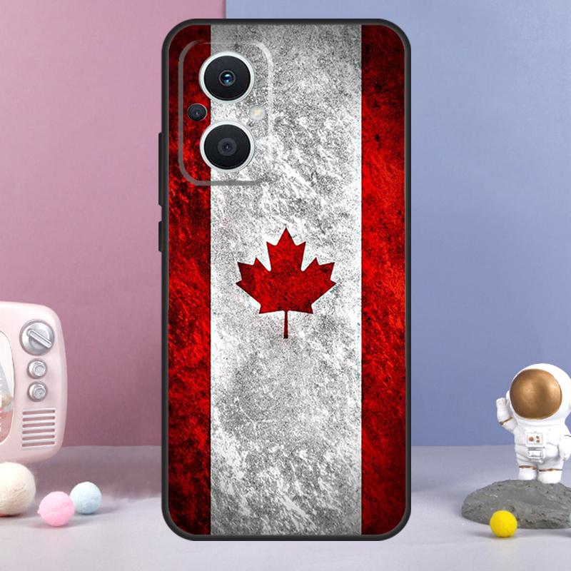 Canada Canadian Flag Funda For OPPO Reno 12 F 11F 13F 14F 10 11 13 14 Pro 7 8 Lite OPPO Find X9 X6 X5 X8 Pro Case