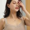 S925 Sterling Silver Živý čtyřlístek Temperament Náhrdelník Dámský japonský a korejský Mori System Jednoduchý Niche Fashion Propletený přívěsek