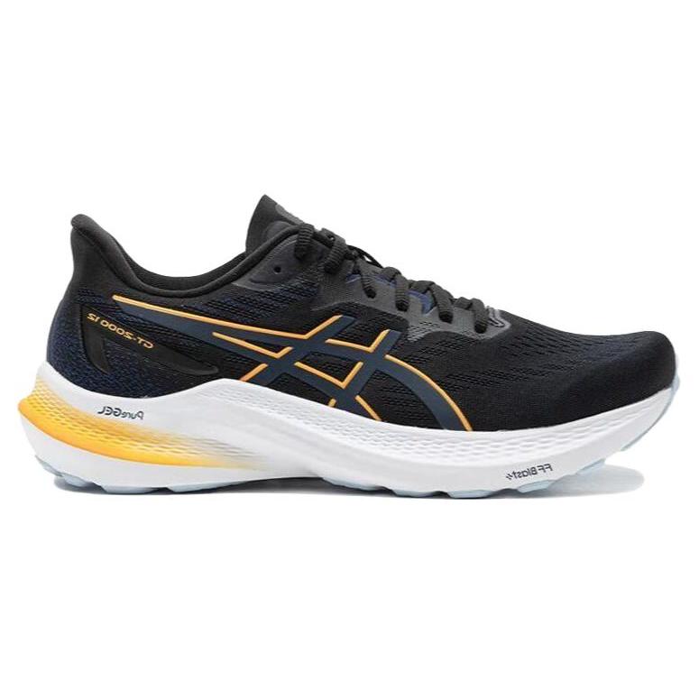 New Asics GT 2000 12 Black Fellow Yellow 1011B691-005