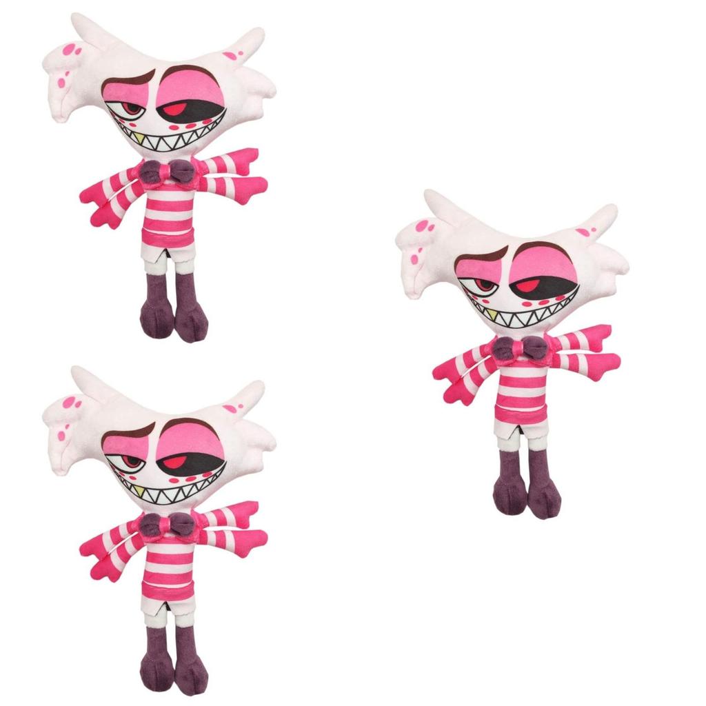 Hazbin Hotel Angel Dust Plush Toy 25cm Soft Cute Stuffed Doll Perfect For Kids Fans Gift